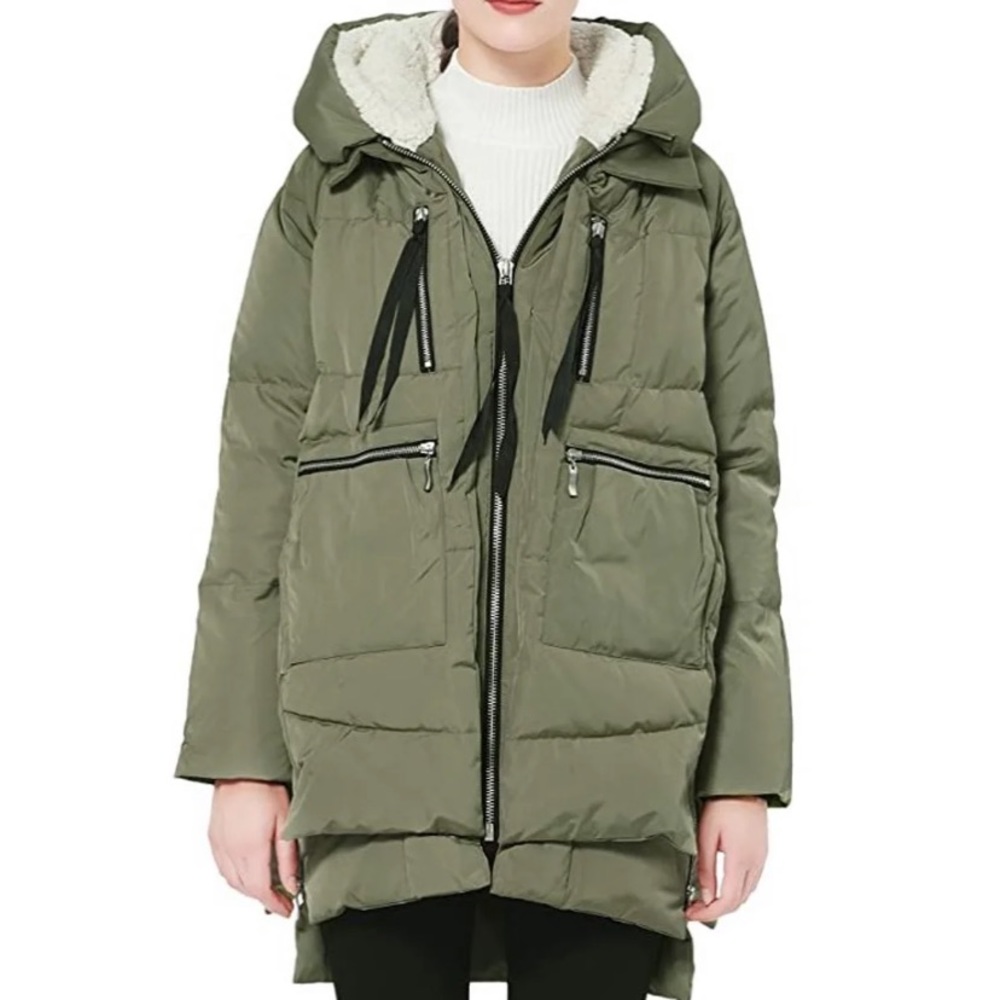 Orolay Thickened Hooded Down Jacket coat NEW